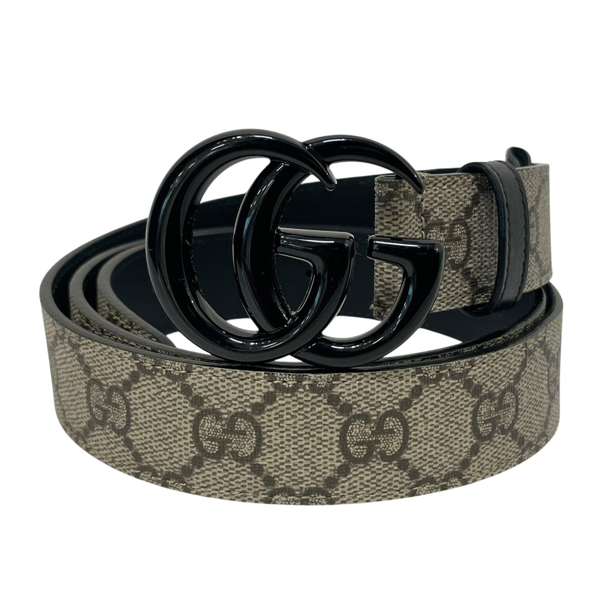 GUCCI/Belt/Monogram/Leather/BEG/M's/gg logo belt