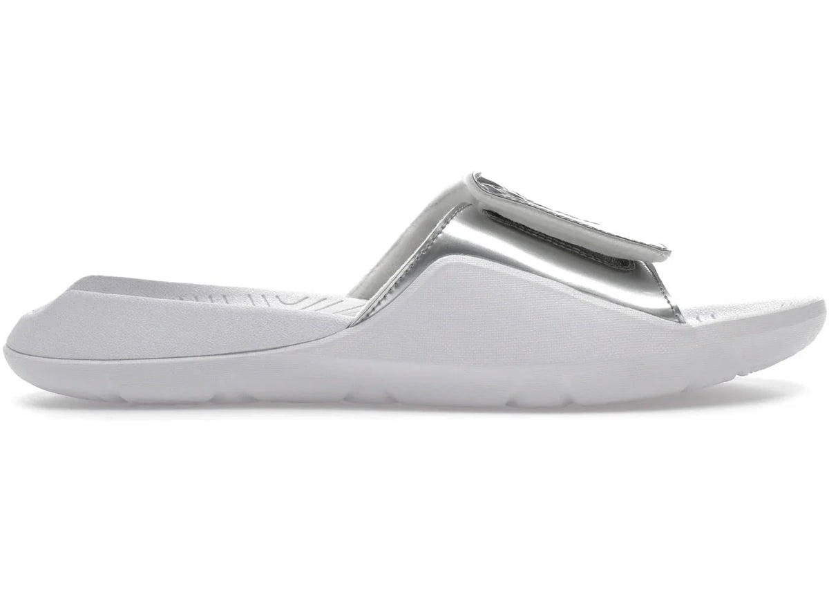Jordan Hydro 7 Retro Slide White Silver