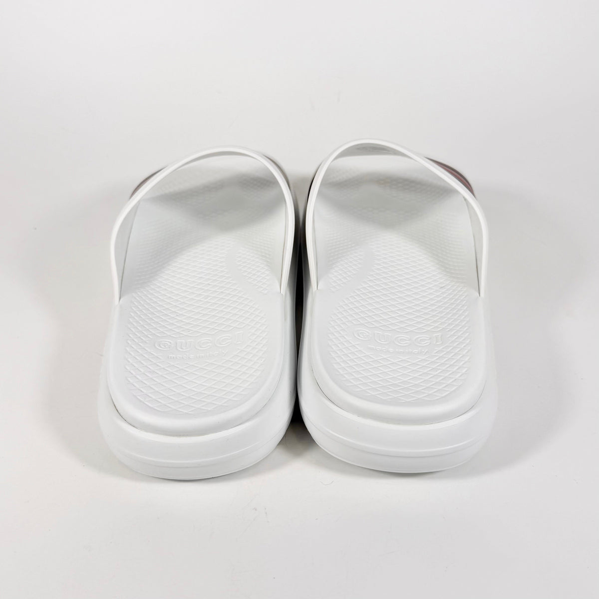 Gucci Web Rubber Pool Slide - Men’s 8.5