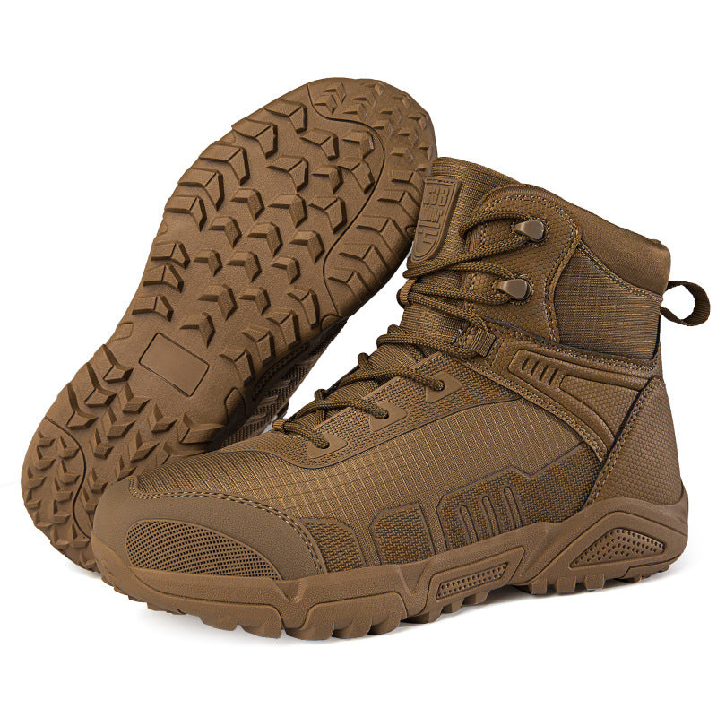 New Arrival: Men's Non-Slip, Wear-Resistant, Mid-Calf, Waterproof Outdoor Adventure, Rescue, Work, and Hiking Boots