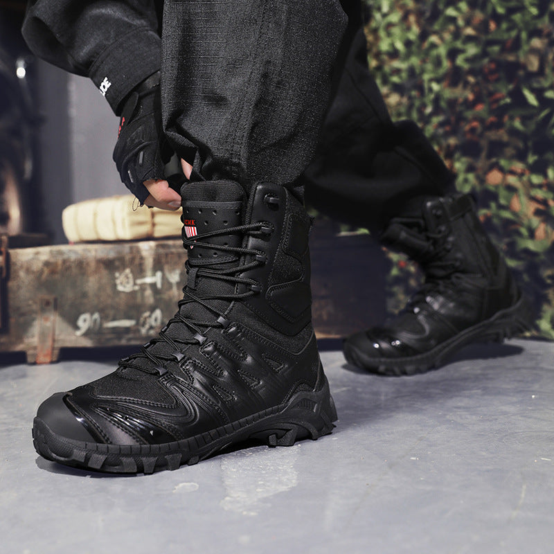 Cross-border Hiking Boots, Men's Martens, Combat Boots, Outdoor Waterproof Hiking Shoes, Running Shoes, Tactical Boots, Breathable Work Boots, Desert Boots