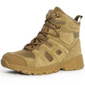 Men's Outdoor Hiking and Trekking "Tiger-Wolf" Tactical Boots—Large Sizes, Mid-Cut Combat Boots, Non-Slip Training Shoes
