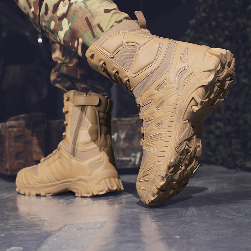 Cross-border Hiking Boots, Men's Martens, Combat Boots, Outdoor Waterproof Hiking Shoes, Running Shoes, Tactical Boots, Breathable Work Boots, Desert Boots