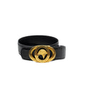stefano ricci with eagle buckle in ccd leather black ghw #115